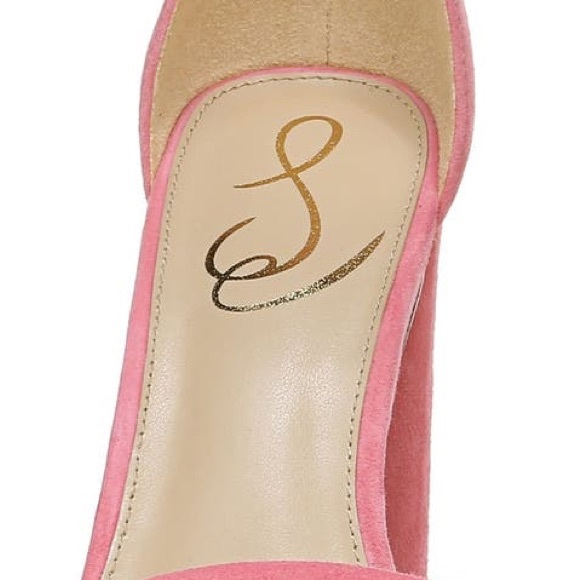 NWOB $130 Sam Edelman Yaro Suede Sandal Red/Orange - Picture 6 of 9